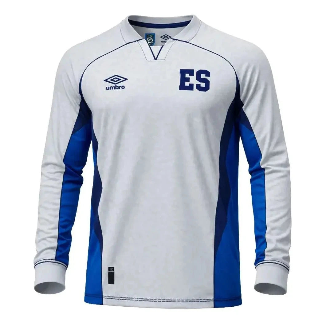 Umbro 2026-27 El Salvador Men's Authentic Away Long-Sleeve Soccer Jersey