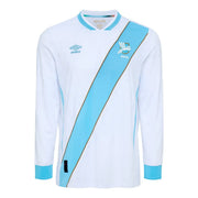 Umbro 2026-27 Guatemala Men's Authentic Home Long-Sleeve Soccer Jersey (Front)