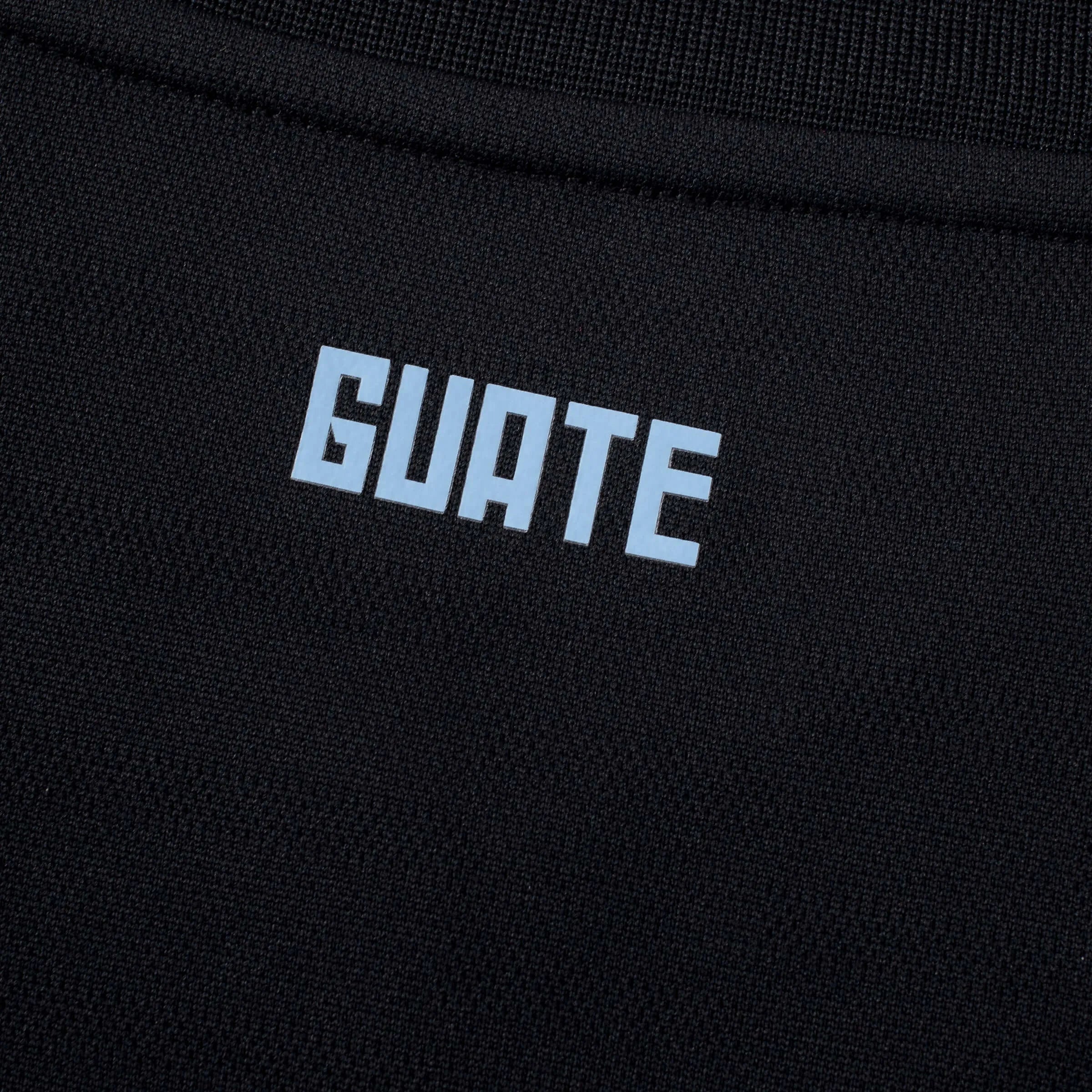 Umbro 2025-26 Guatemala Women's Stadium Third Soccer Jersey Black (Detail 3)