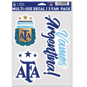 Wincraft Argentina Multi-Use Decal (3 Fan Pack) (Front)