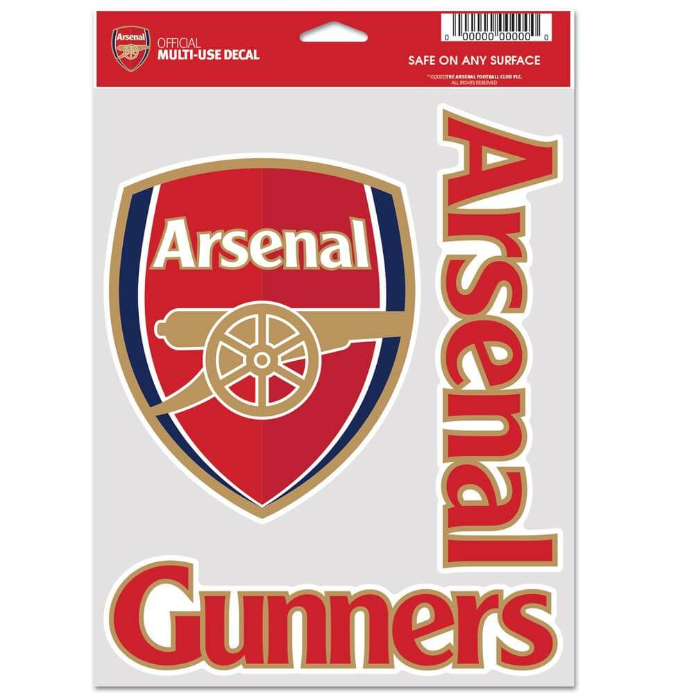 Wincraft Arsenal 3-Piece Decal (Front)