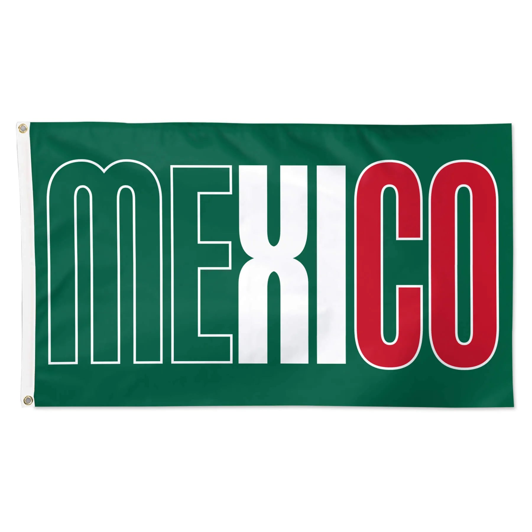 Wincraft Mexico Deluxe CLRS Flag (3'x5') (Front)