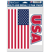 Wincraft USA Flag Multi-Use Decal (5.5"x7.75") (Front)