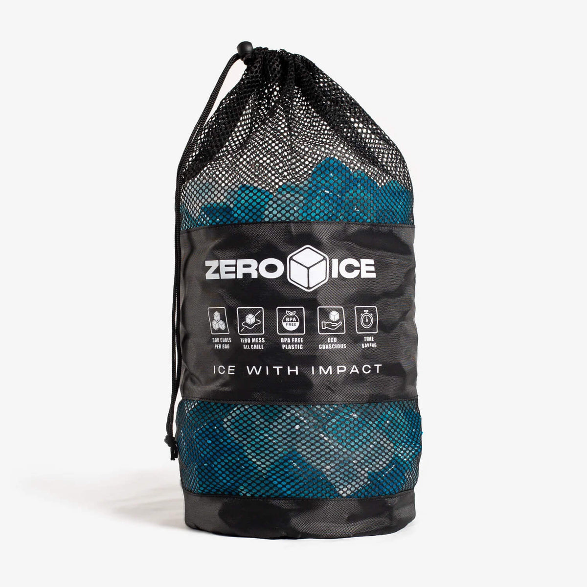 Zero Ice Reusable Cubes Blue (Bag)