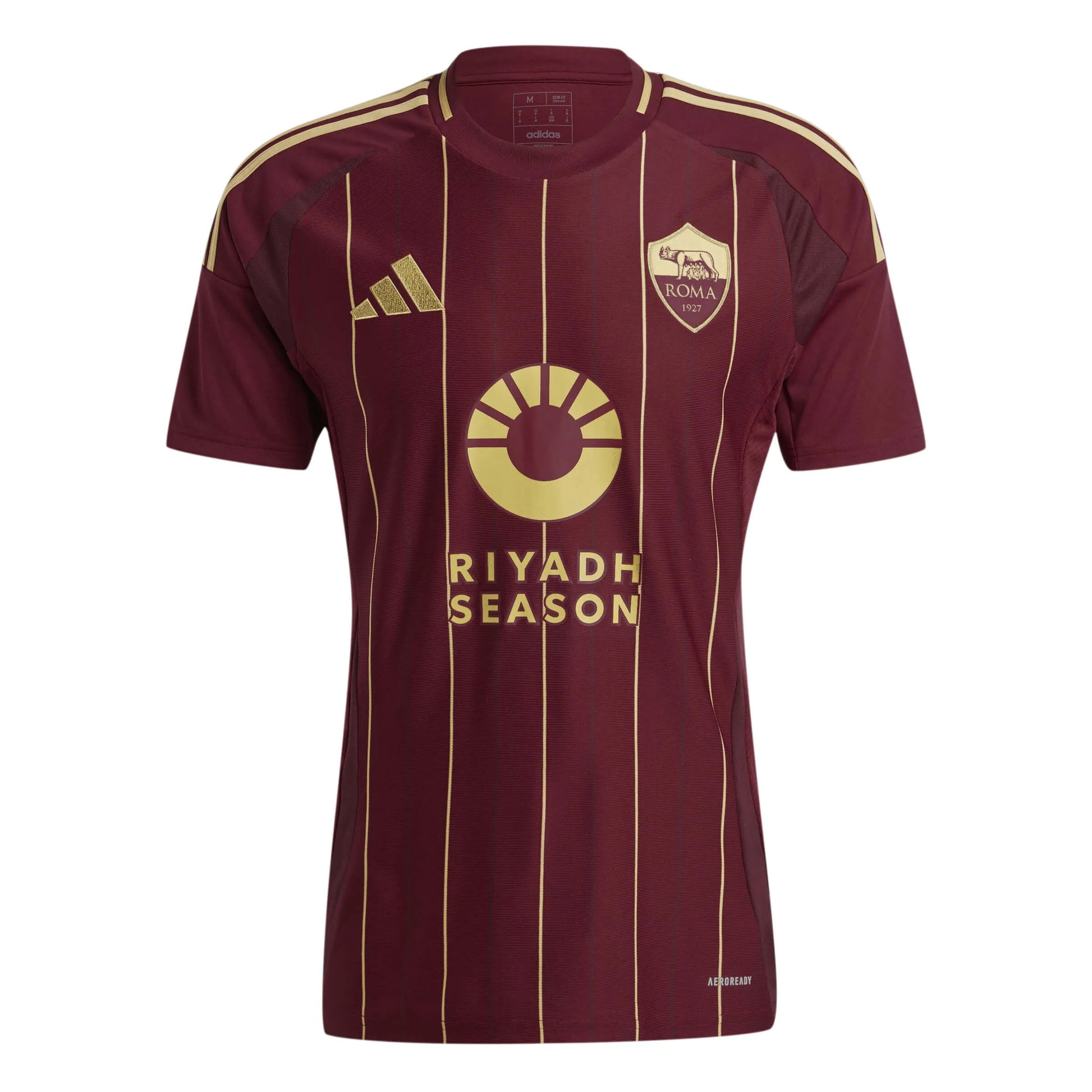 adidas 2024-25 Roma Men's Stadium Home Jersey (Front)