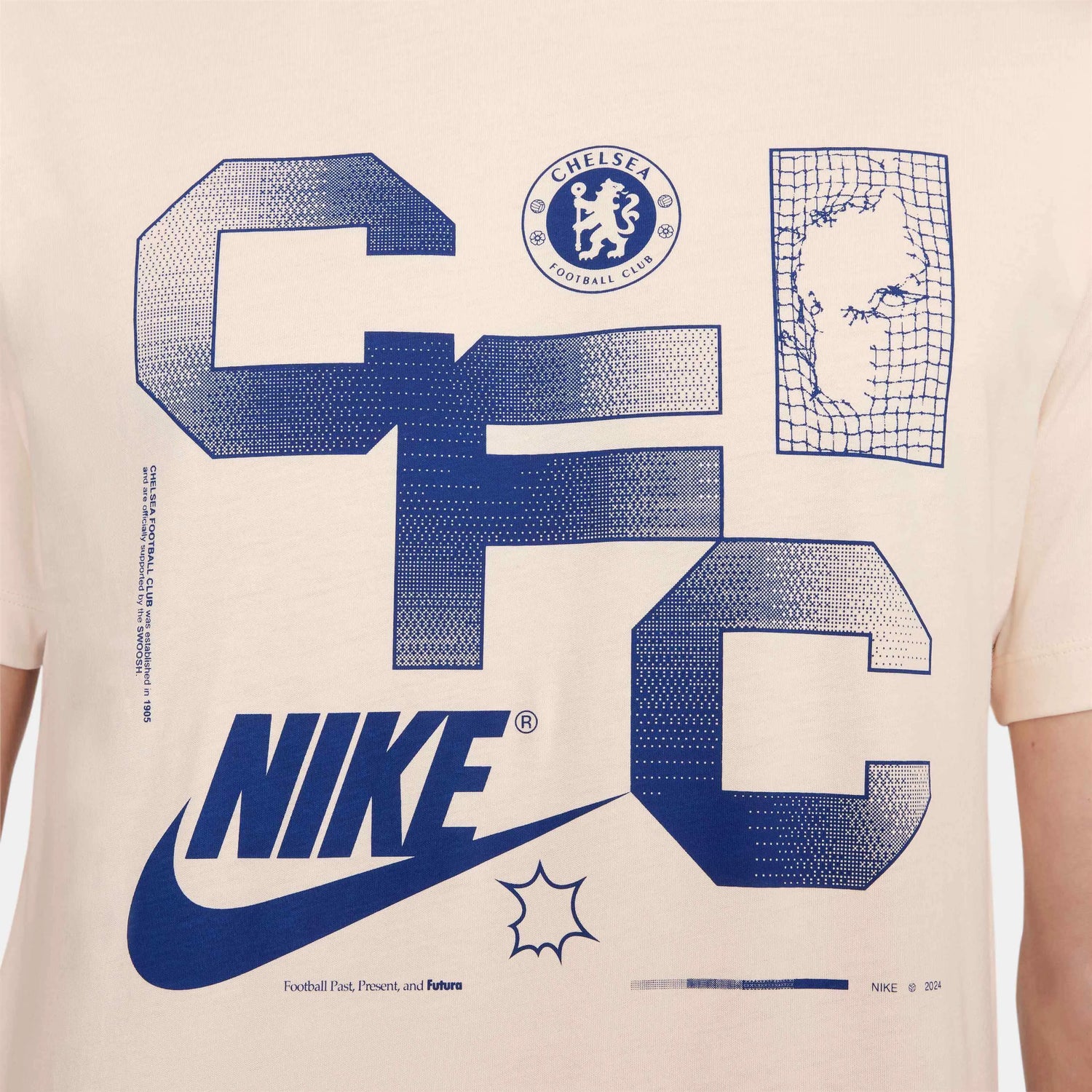 Nike 2024-25 Chelsea Men's Futura Tee (Detail 2)