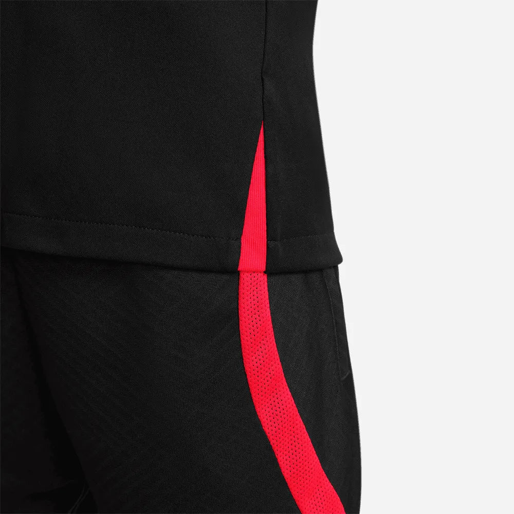Nike 22-23 Liverpool Youth DF Strike Top - Black-Siren Red (Detail 2)