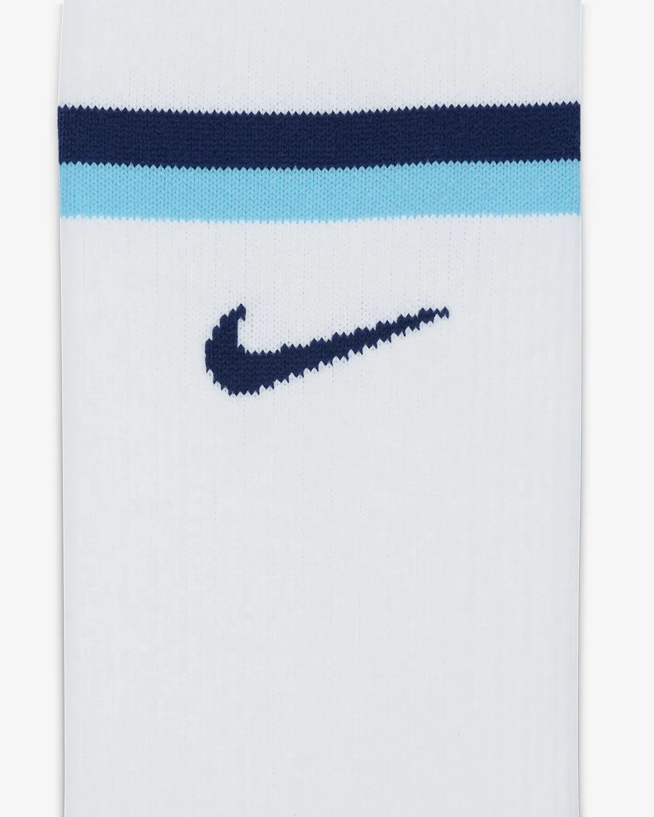 Nike 2022-23 England Strike Home Knee-High Socks - White-Blue (Detail 1)