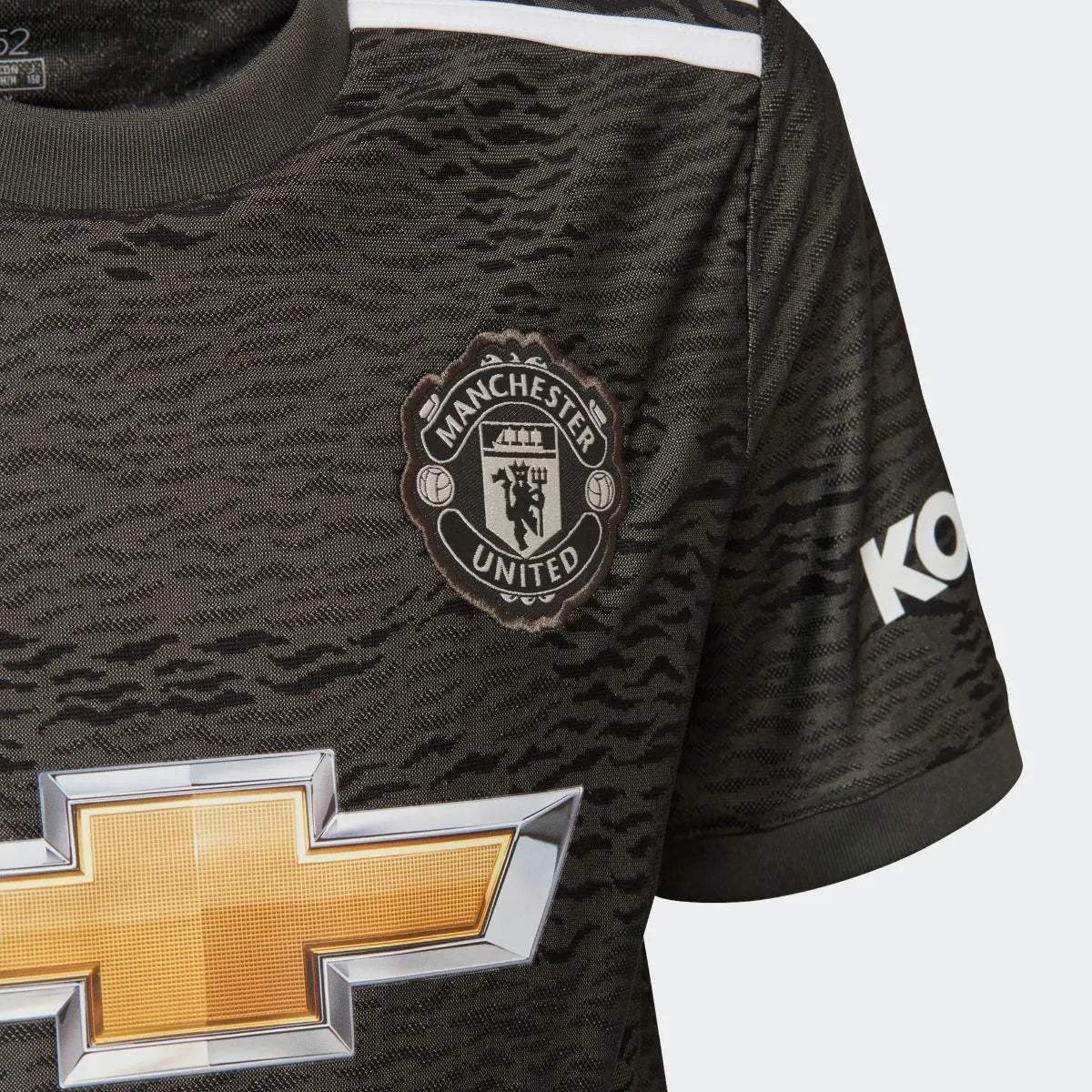 Adidas 2020-21 Manchester United YOUTH Away Jersey - Green-Black