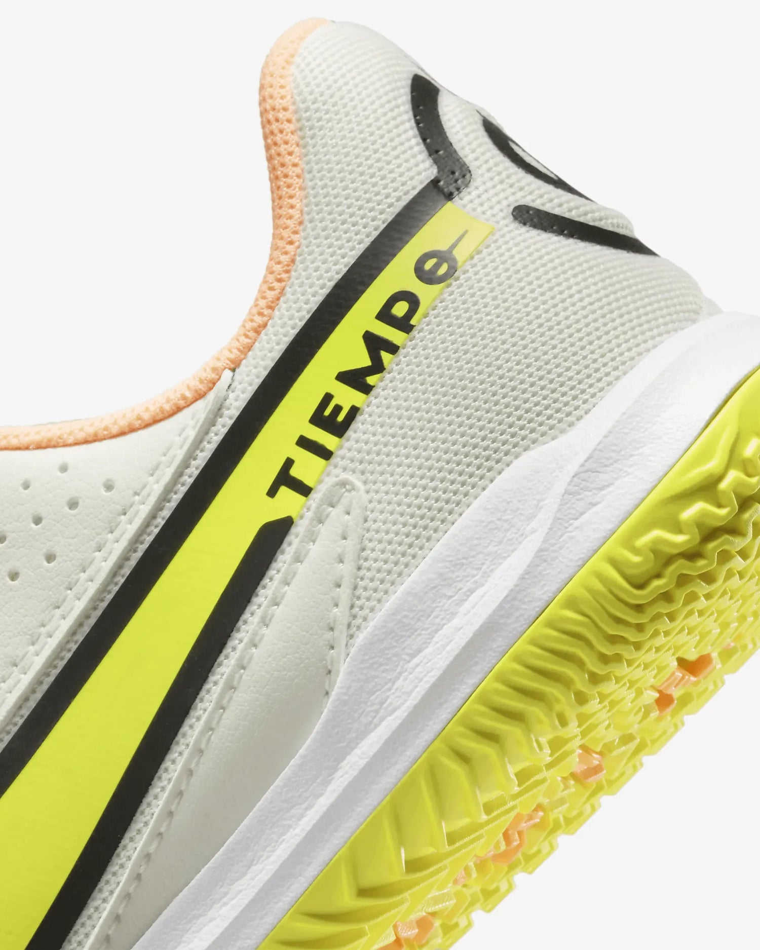 Nike Kids' Legend 9 Academy Indoor - Phantom-Yellow Strike (Detail 2)