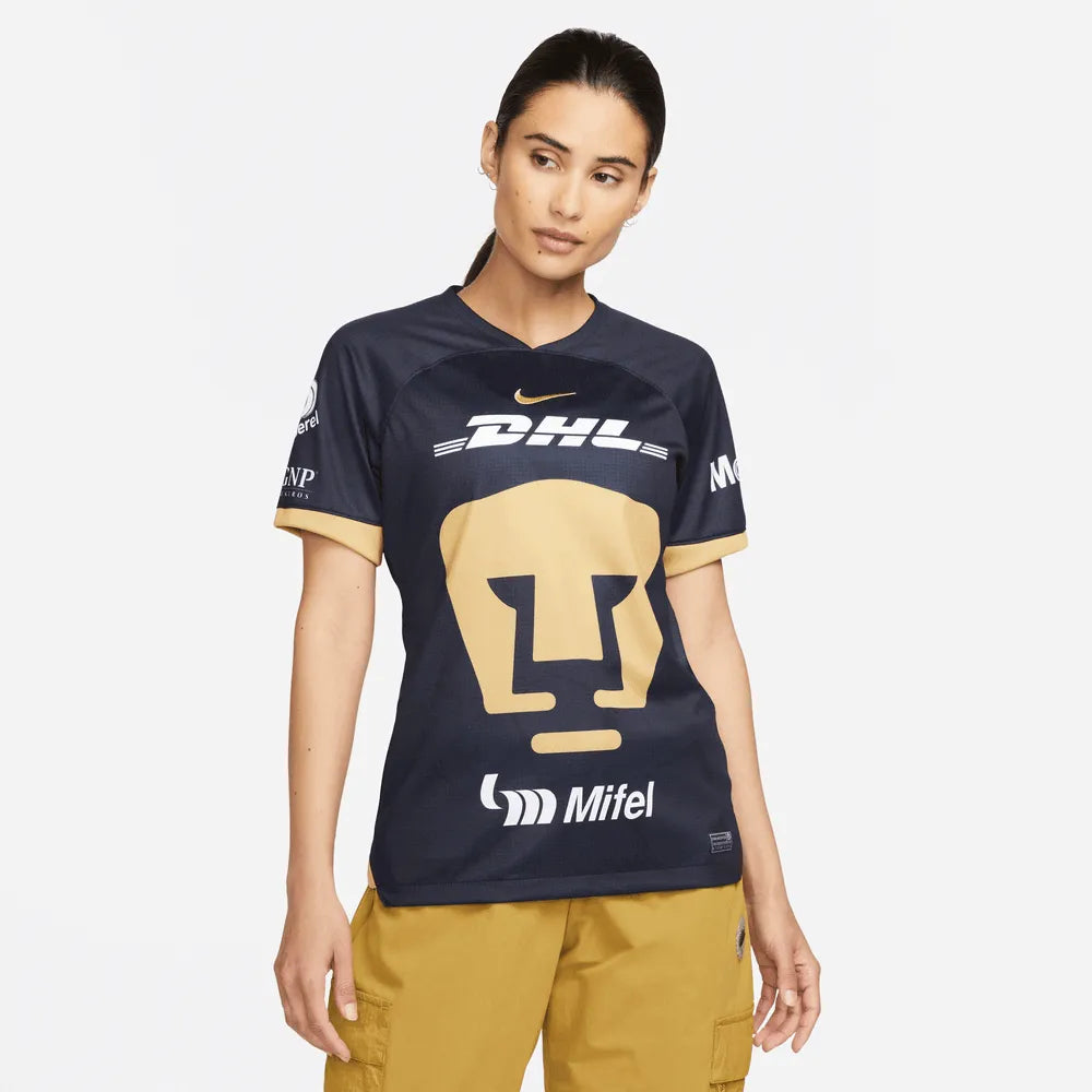 Nike 2023-24 Pumas Women's Stadium Away Jersey (Model - Front)