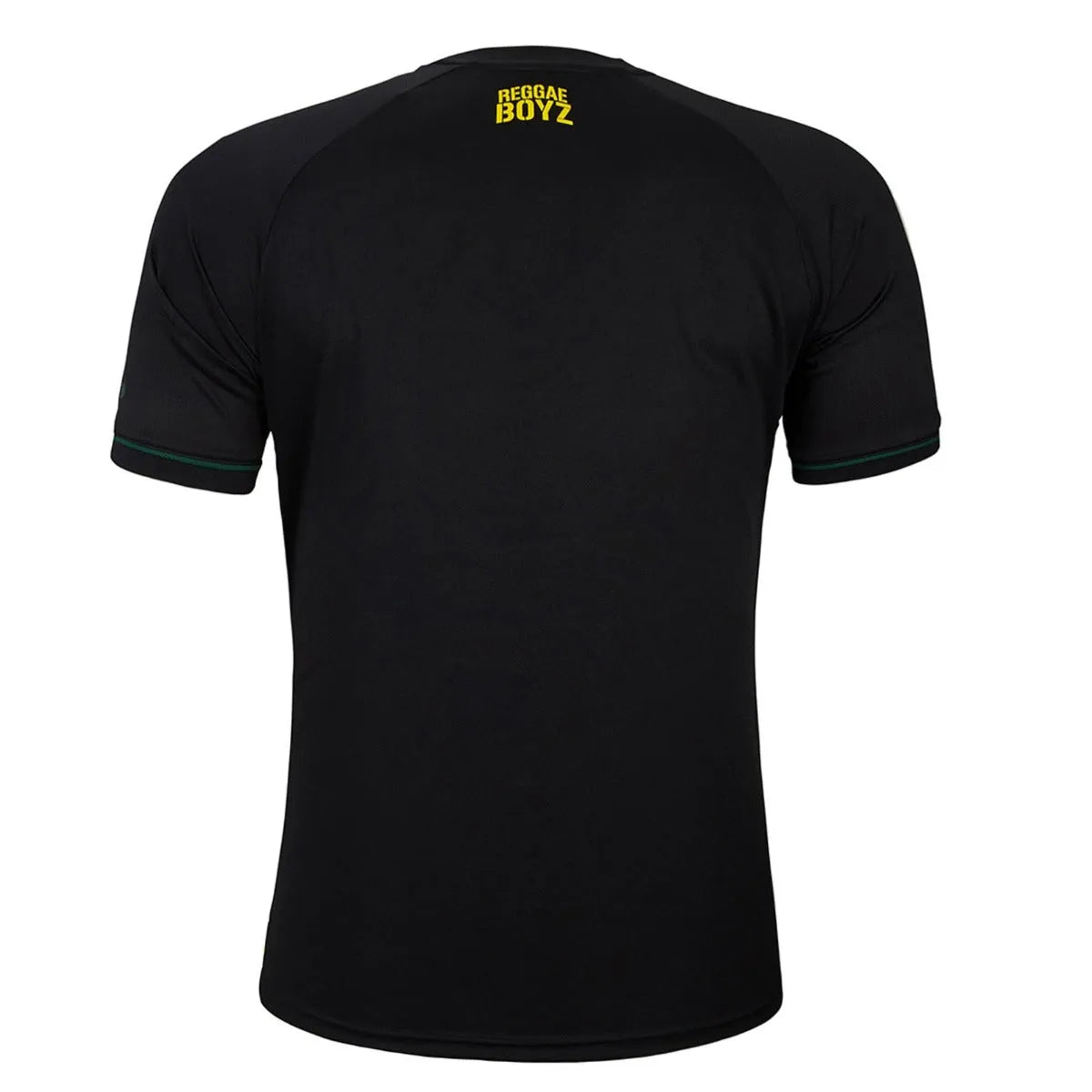 Umbro 2021-22 Jamaica Away Jersey - Black-Green-Yellow (Back)