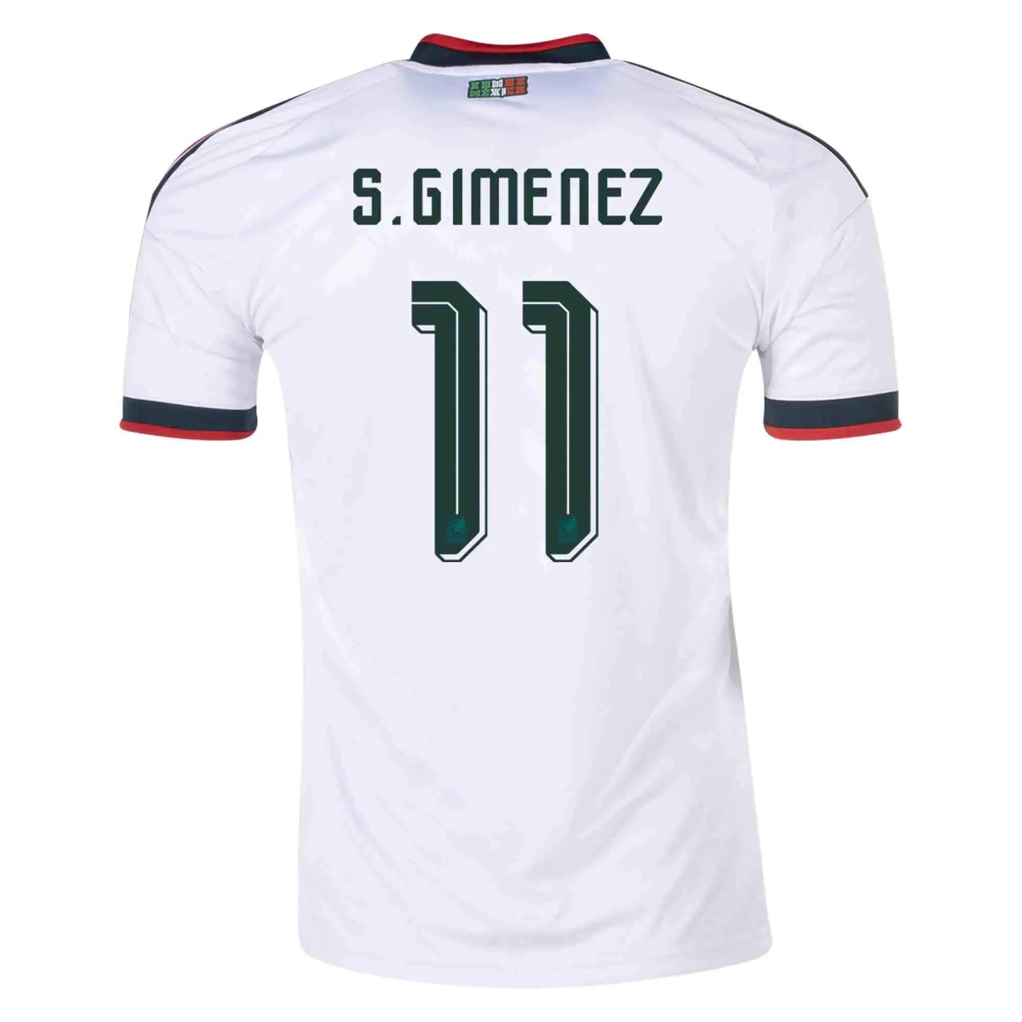 adidas 2026 Mexico Men's Stadium Away Soccer Jersey (S. Gimenez)