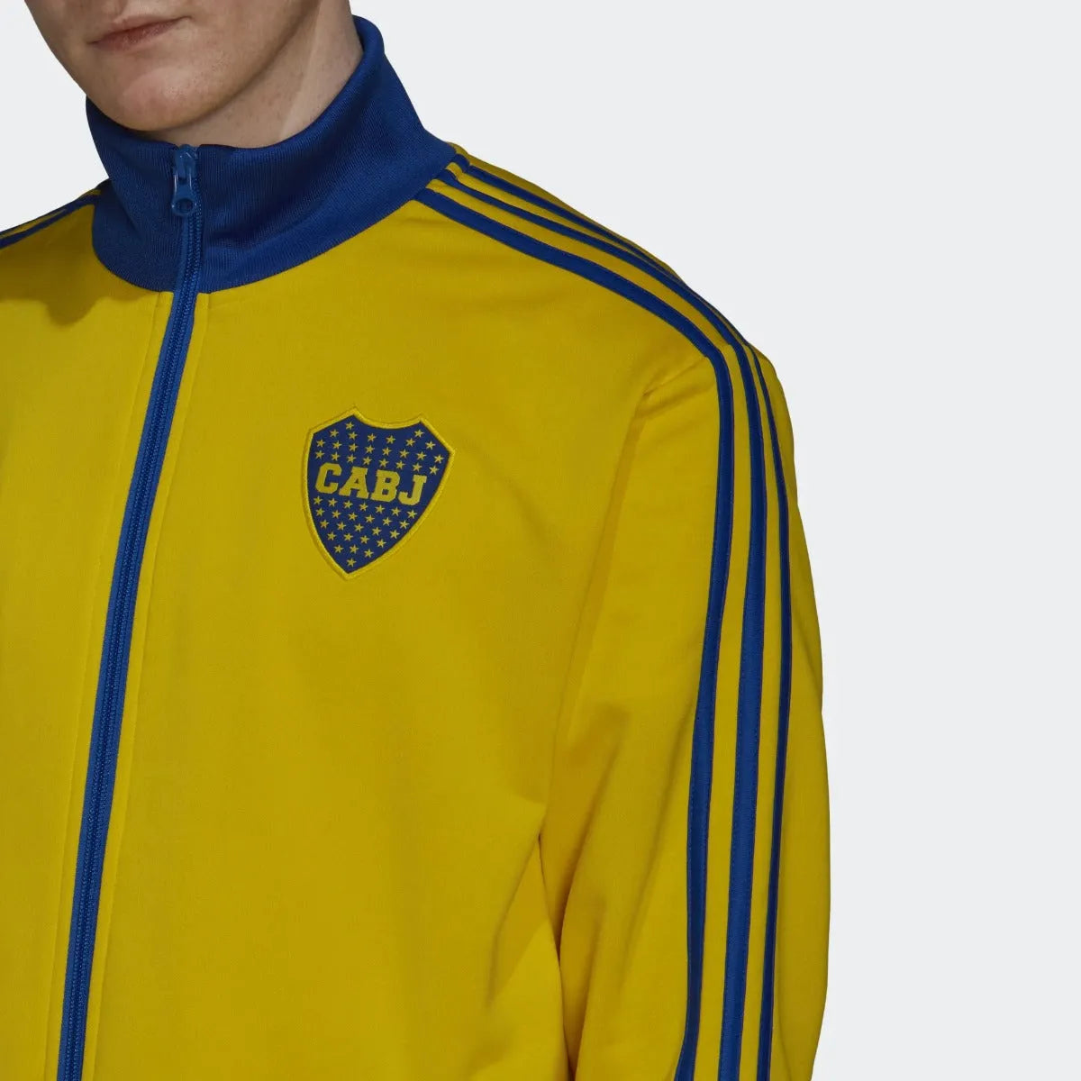 adidas 2022-23 Boca Juniors Track Jacket - Yellow-Blue (Detail 1)
