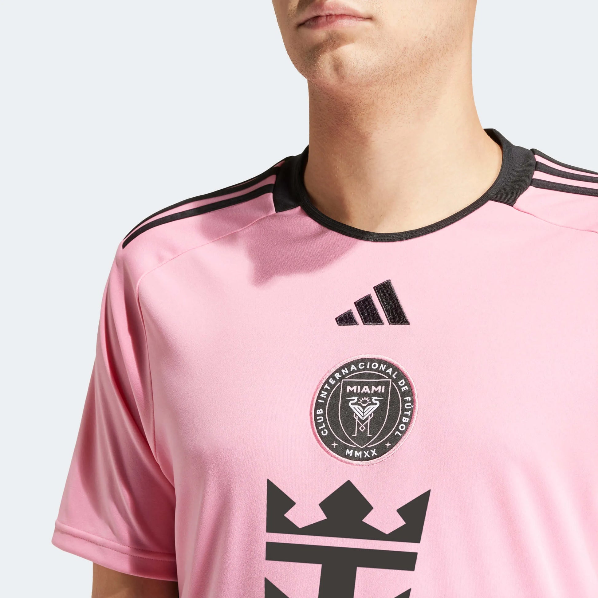 adidas 2024-25 Inter Miami Men's Stadium Home Jersey (Detail 1)