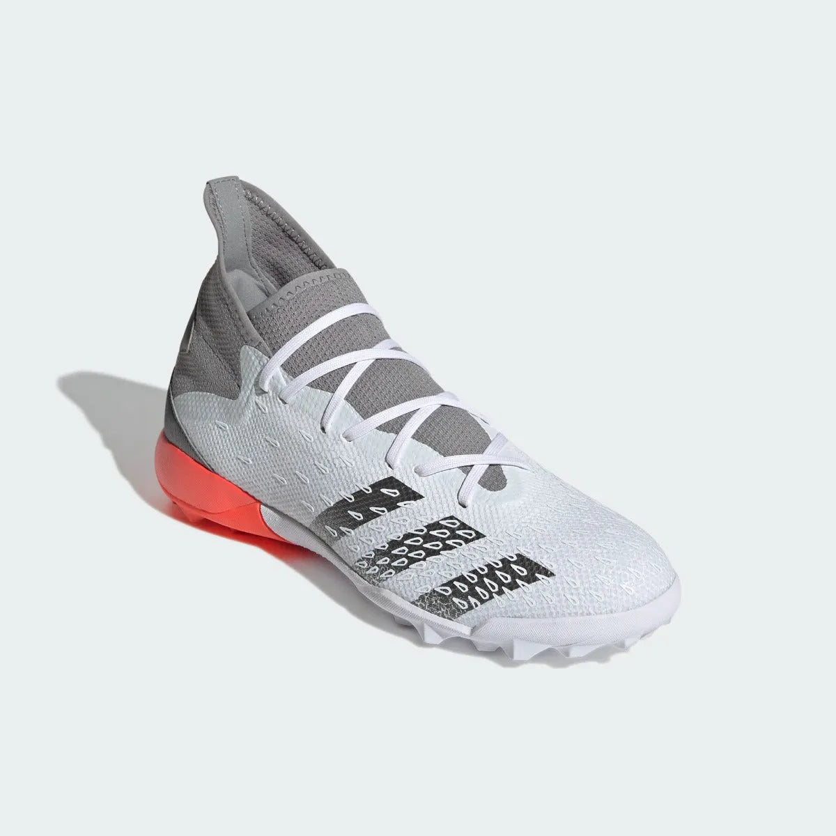 Adidas Predator Freak .3 TF - White-Iron Metallic (Diagonal 1)