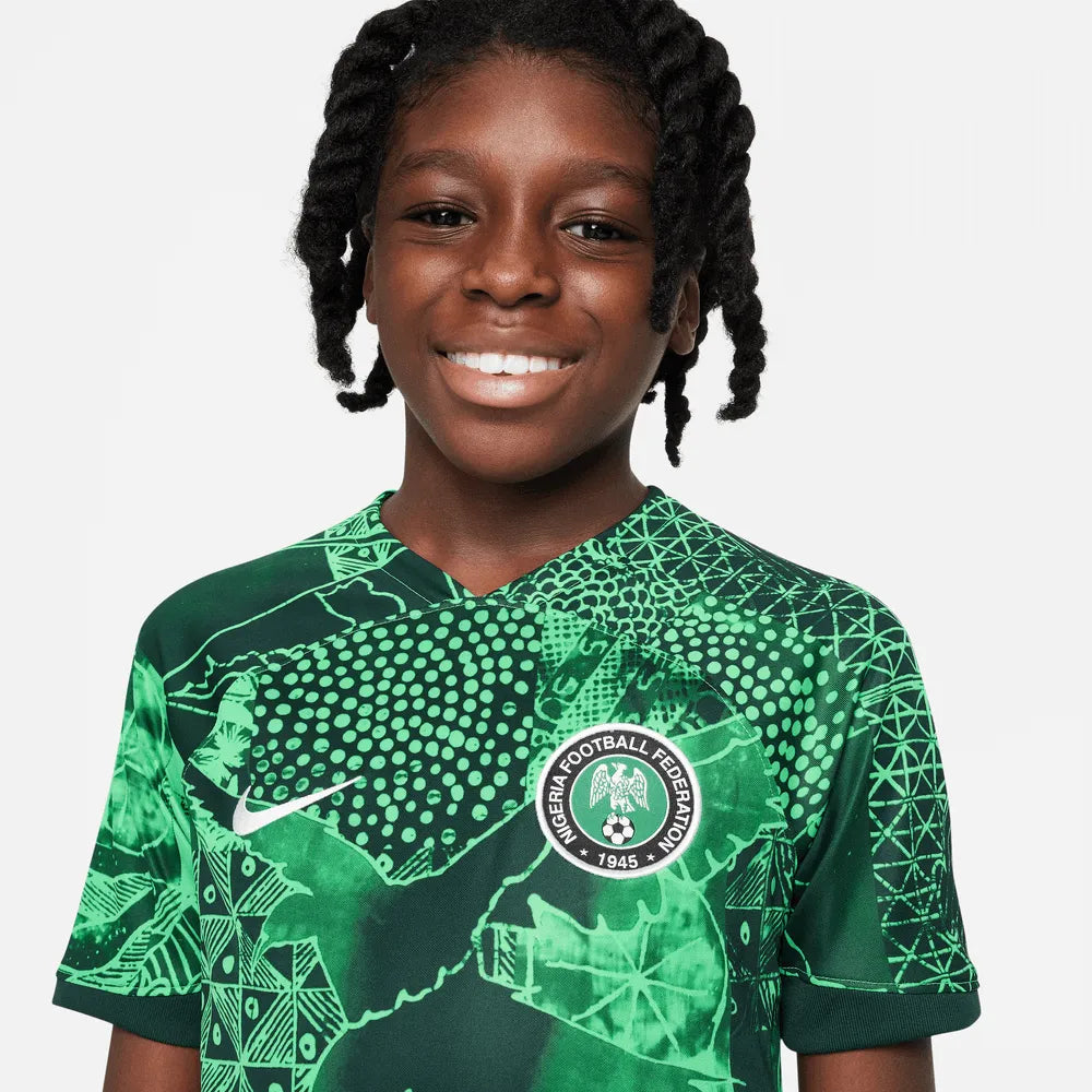 Nike 2022-23 Nigeria Youth Stadium Home Jersey (Detail 1)