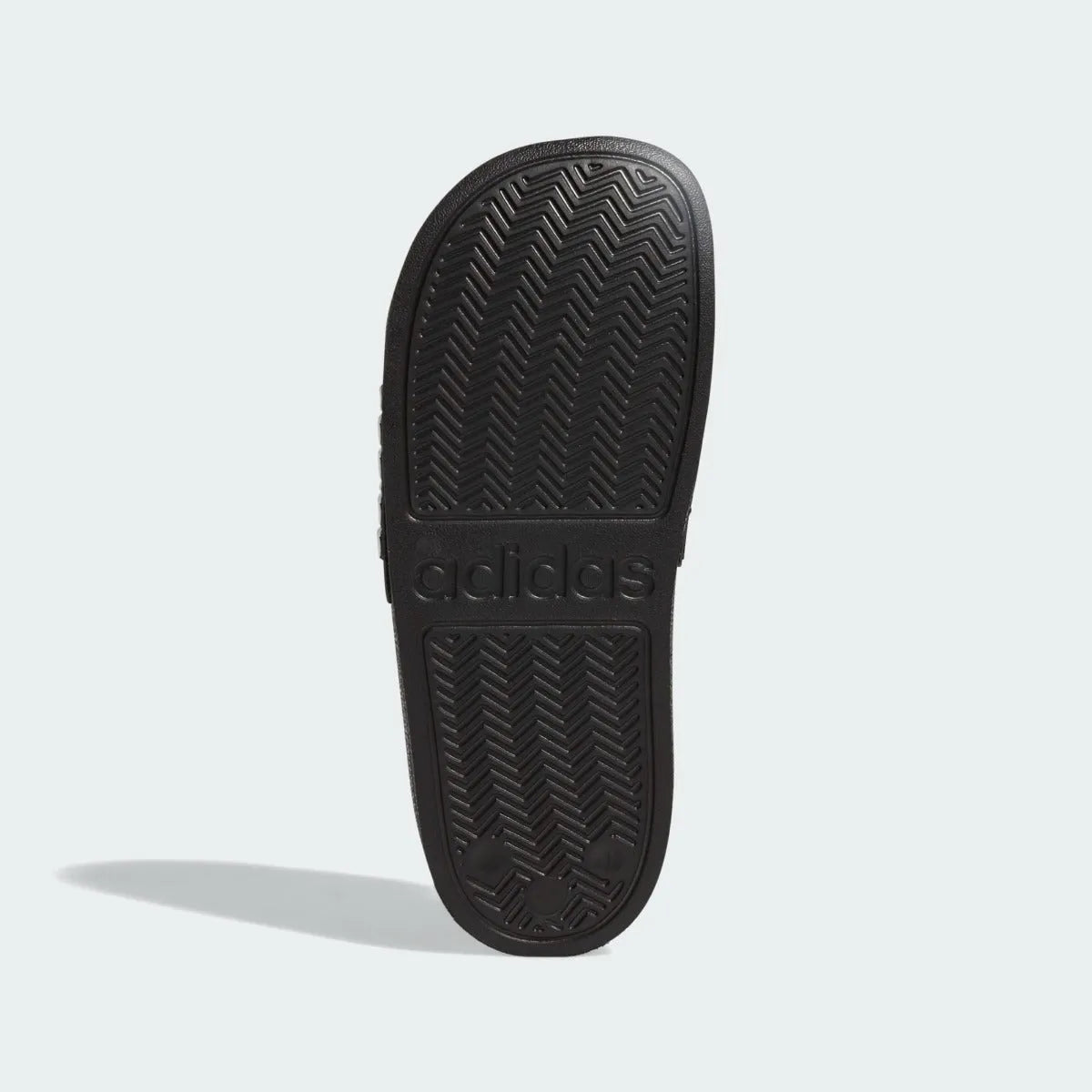 Adidas Youth Adilette Shower Sandal - Black-White (Bottom)