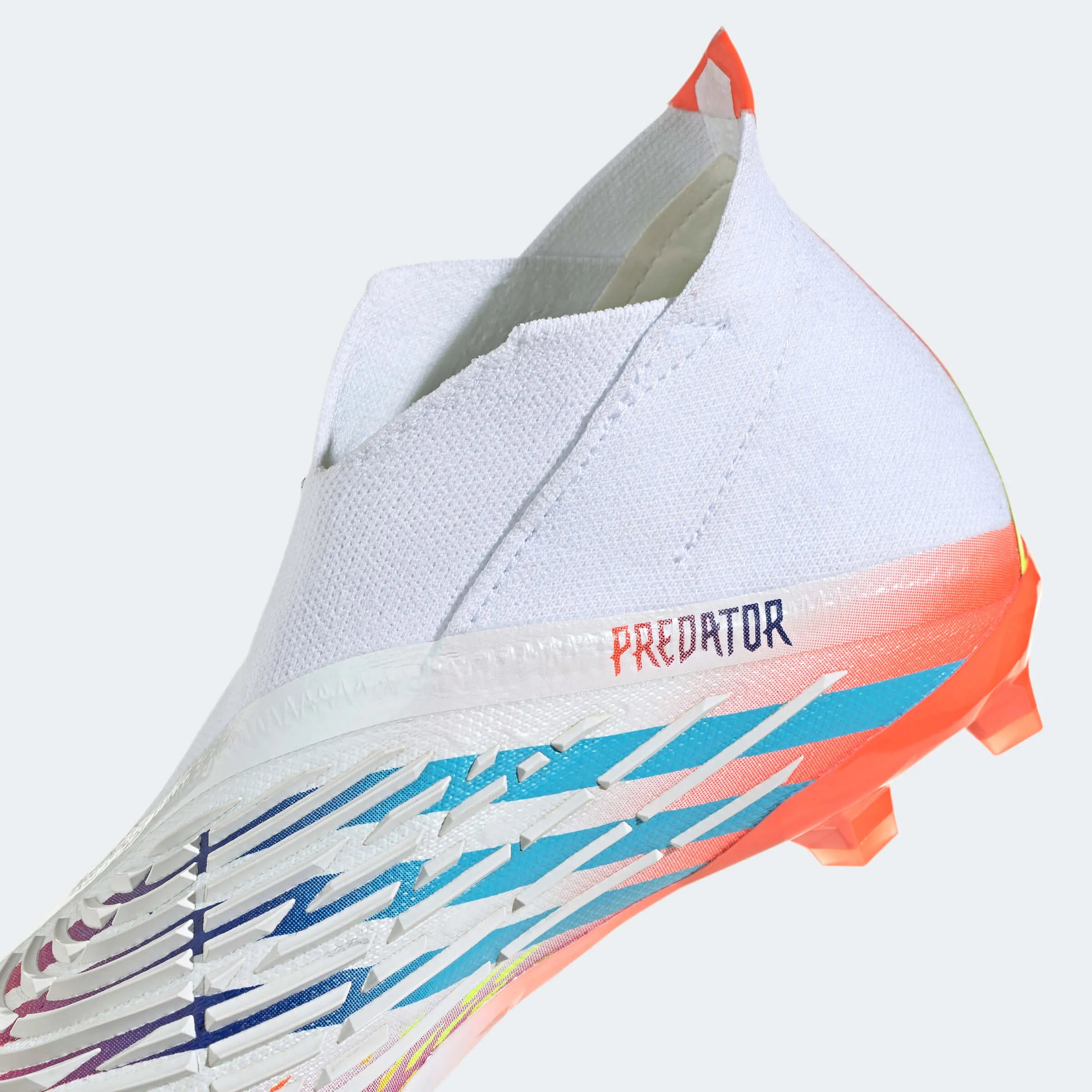 adidas Jr Predator Edge+ FG J - White-Yellow-Blue (Detail 2)