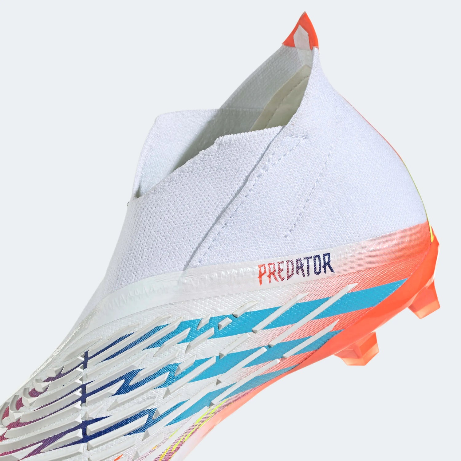 adidas Jr Predator Edge+ FG J - White-Yellow-Blue (Detail 2)