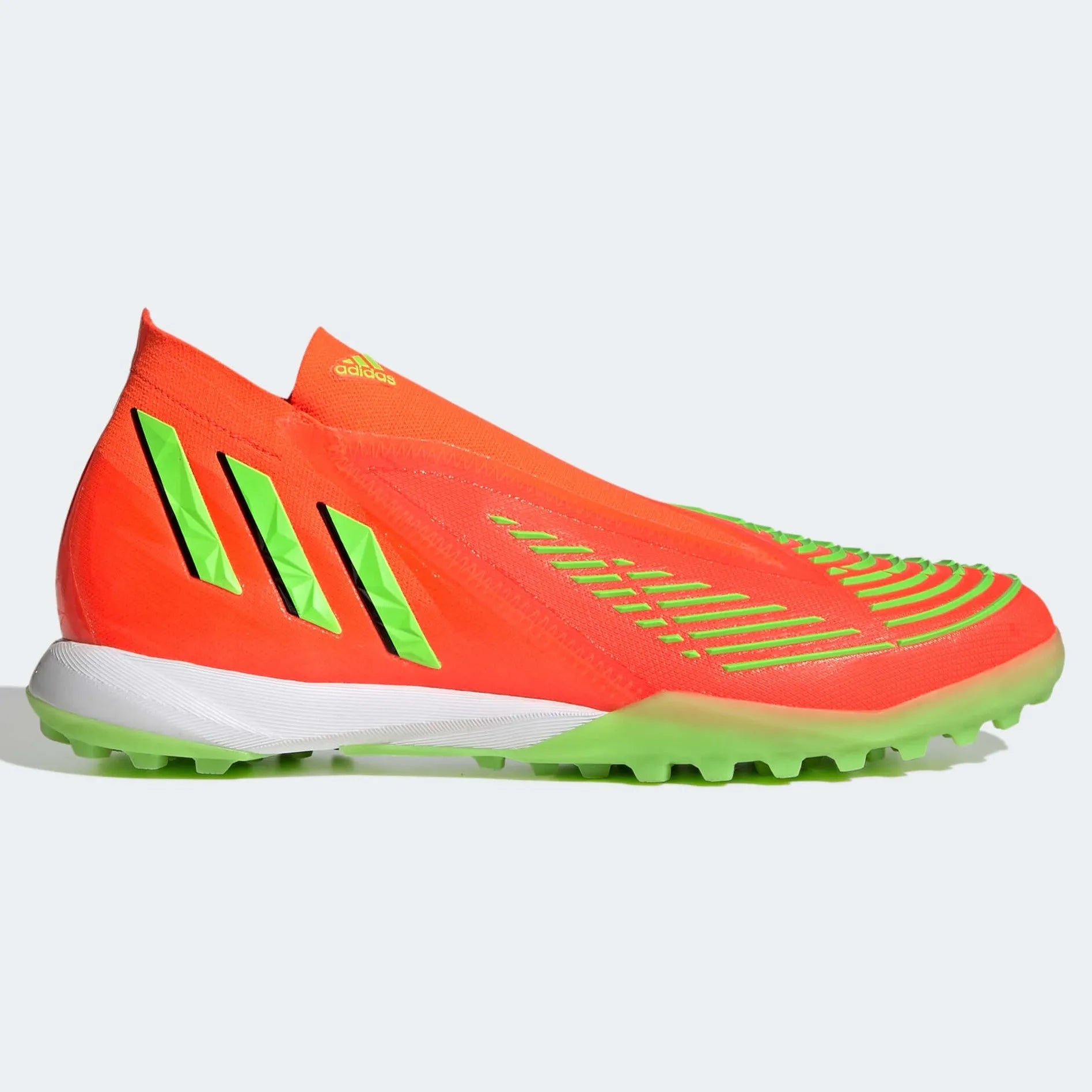 adidas Predator Edge .1 Turf - Solar Red-Solar Green (Side 1)