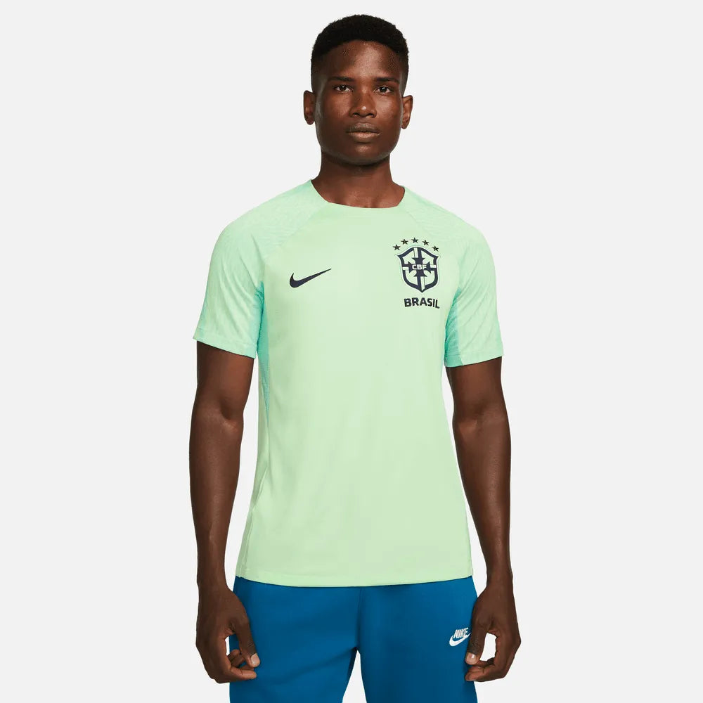 Nike 2022-23 Brazil Strike Training Jersey (Model - Front)