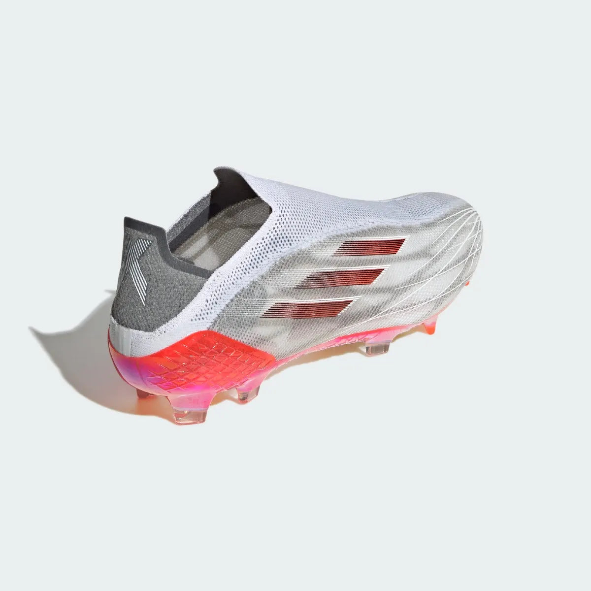 Adidas X Speedflow + FG - White-Iron Metallic (Diagonal 2)