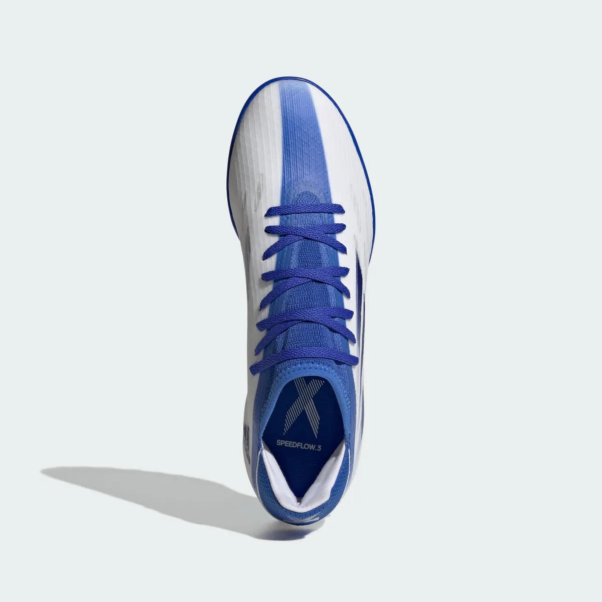 adidas X Speedflow .3 Turf - White-Indigo-Hi Res Blue (Top)