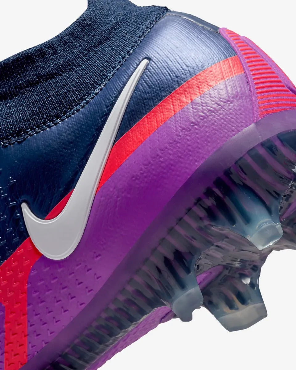 Nike Phantom Gt2 Elite DF FG - Navy-Purple-Crimson (Detail 3)