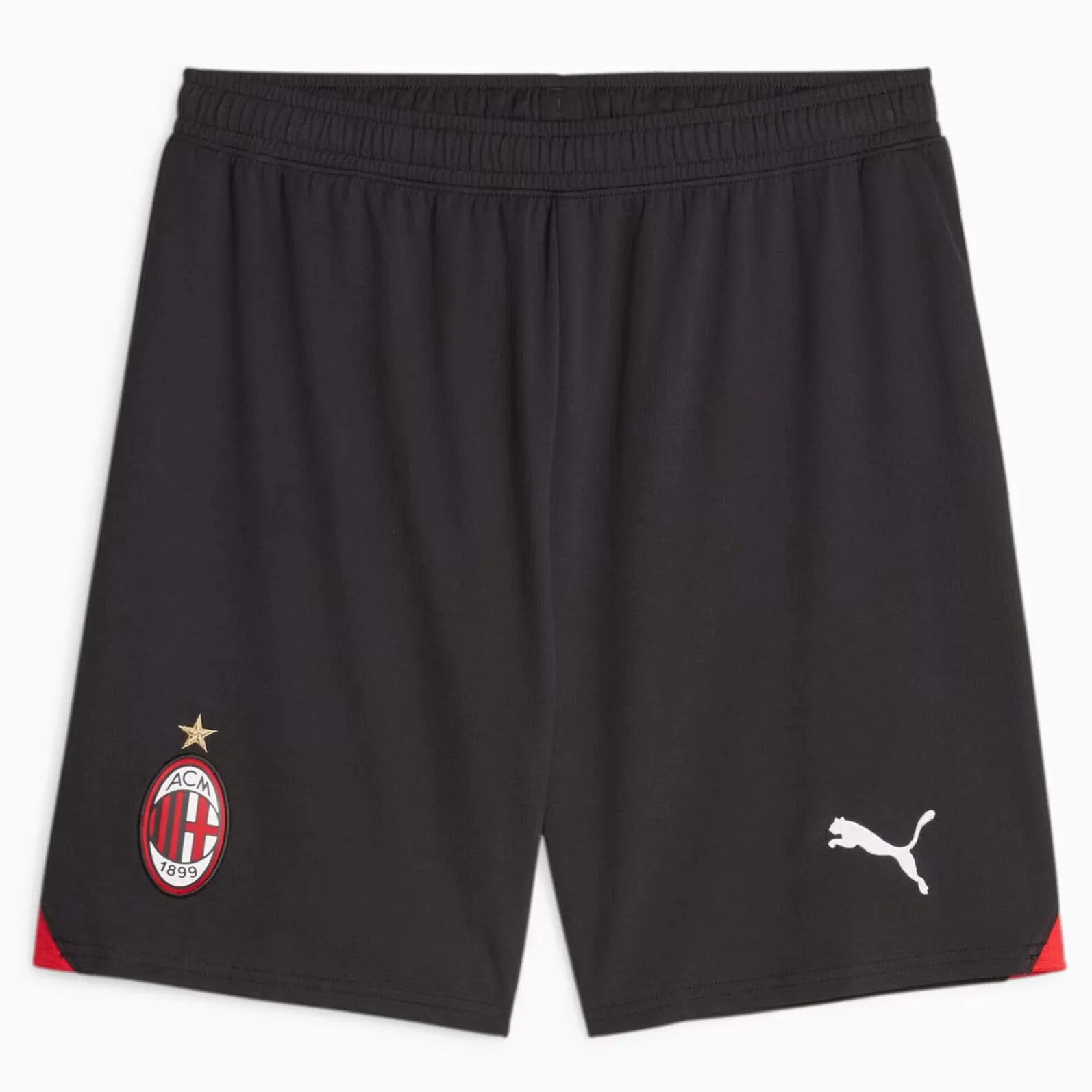 Puma 2023-24 AC Milan Men's Stadium Home Shorts (Front)