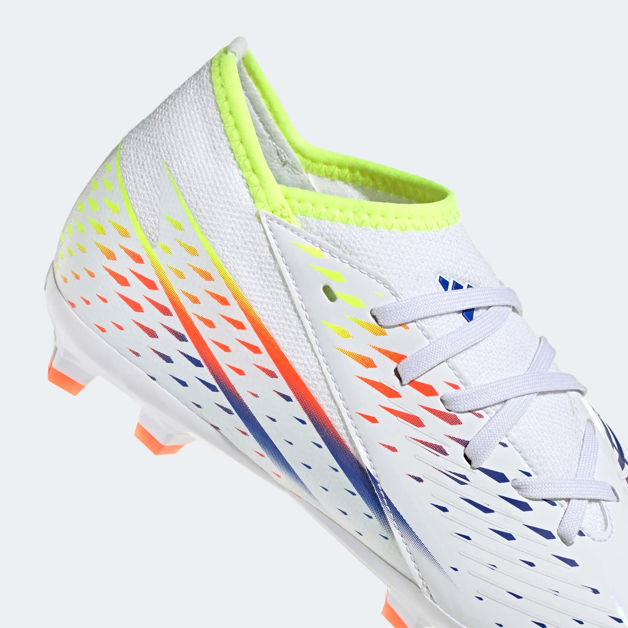 adidas Jr Predator Edge.3 FG J - White-Yellow-Blue (Detail 1)