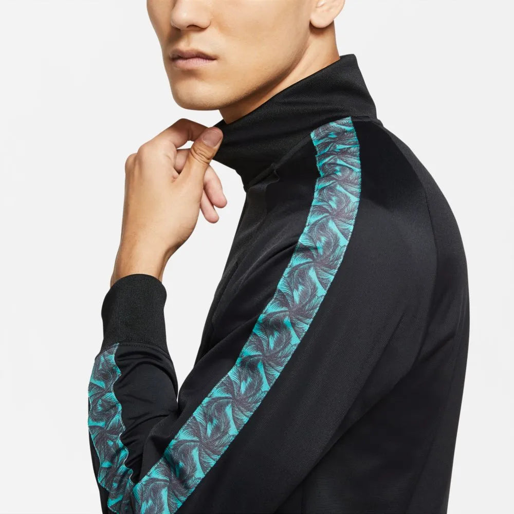 Nike 2020-21 Barcelona NSW JDI Pk Tape Jacket - Black-Teal