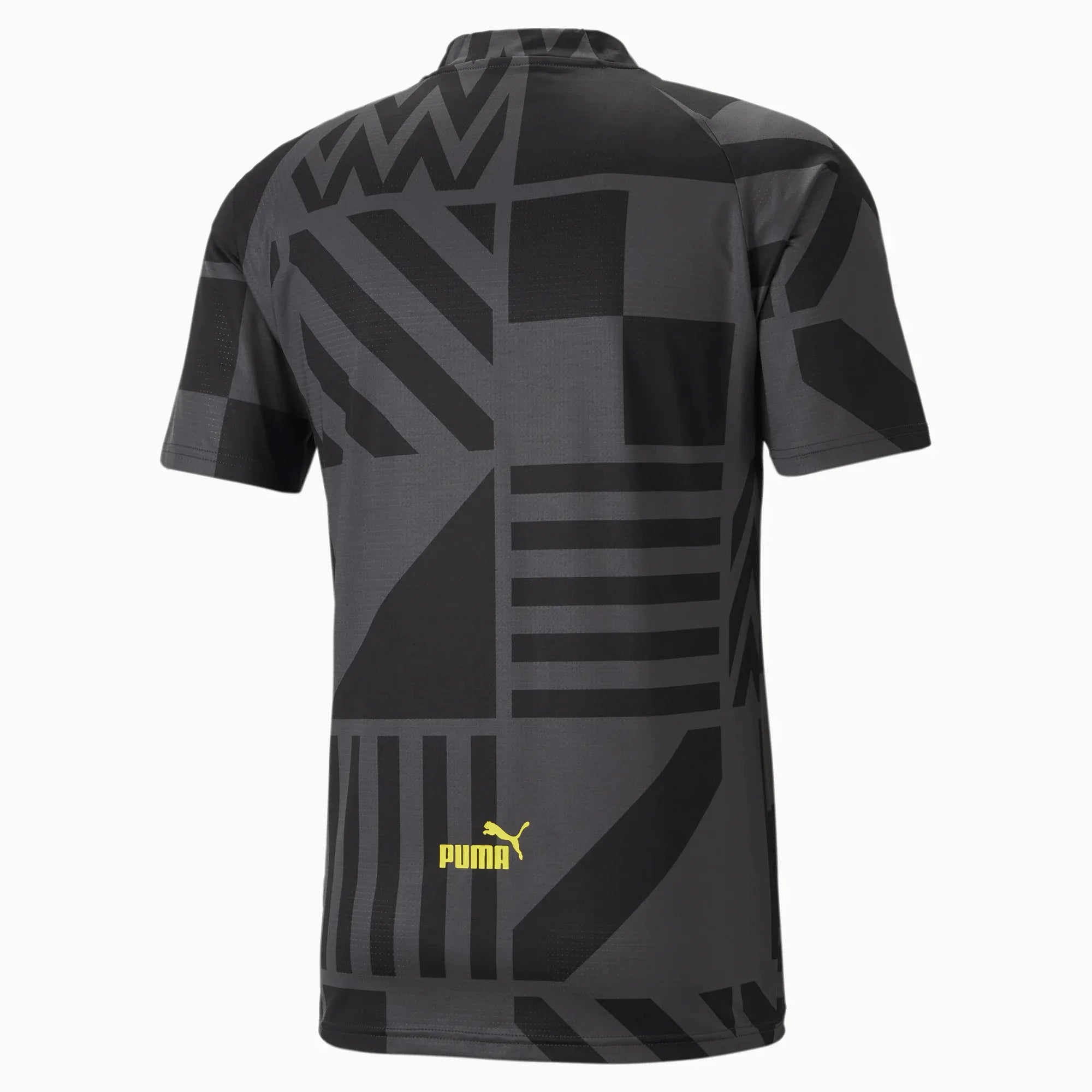 Puma 2022-23 Borussia Dortmund Prematch Training Jersey Black-Yellow (Back)