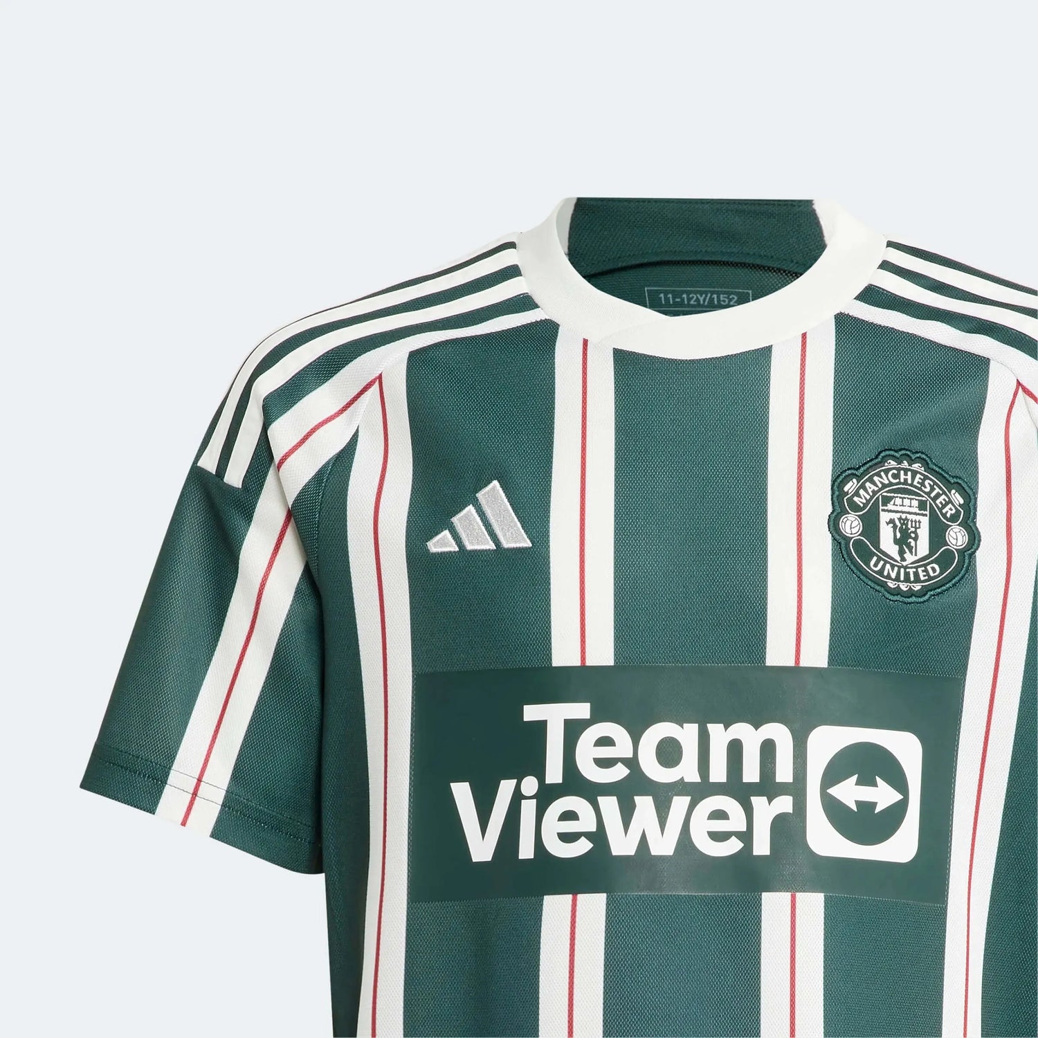 adidas 2023-24 Manchester United Youth Stadium Away Jersey (Detail 1)