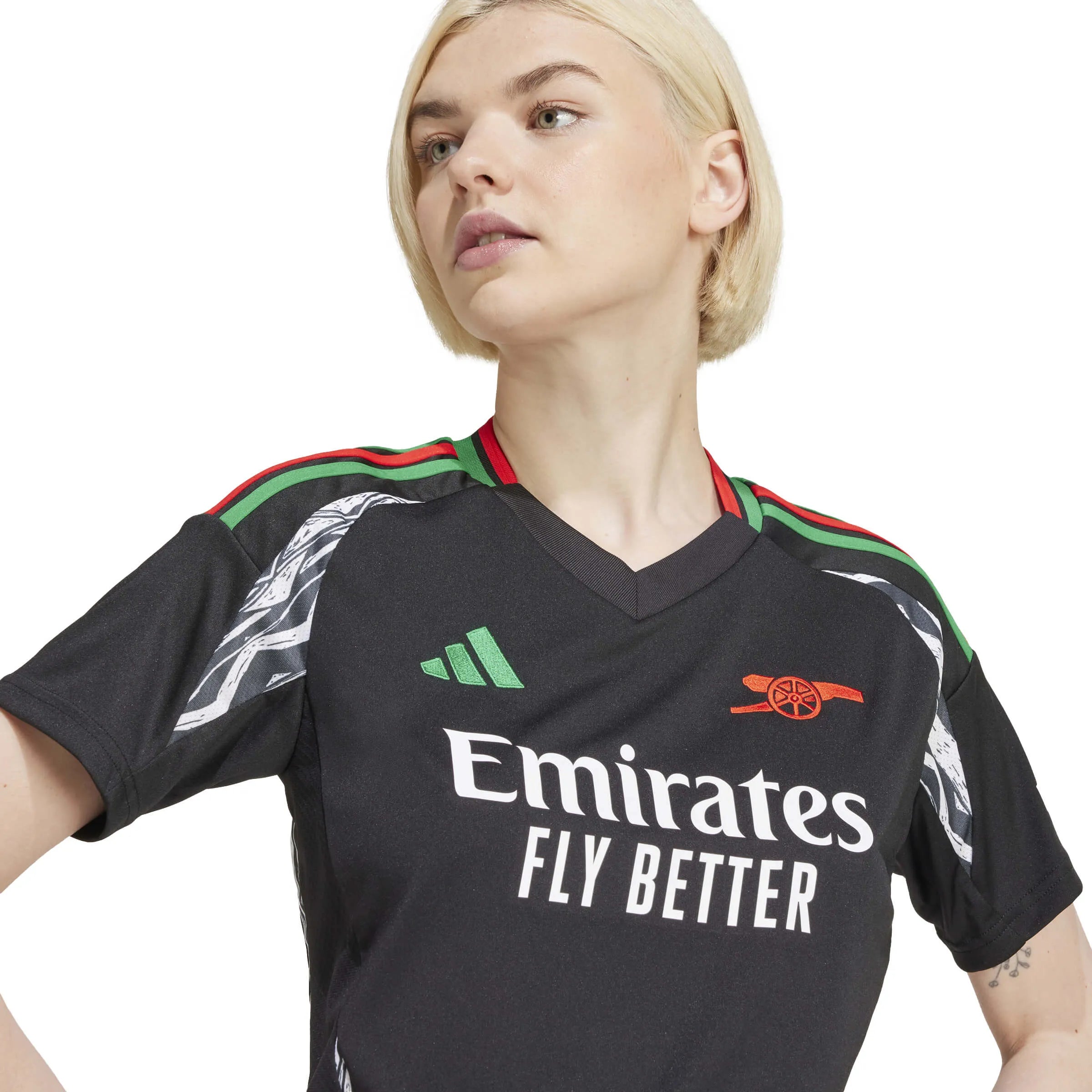 adidas 2024-25 Arsenal Women's Stadium Away Jersey (Detail 1)