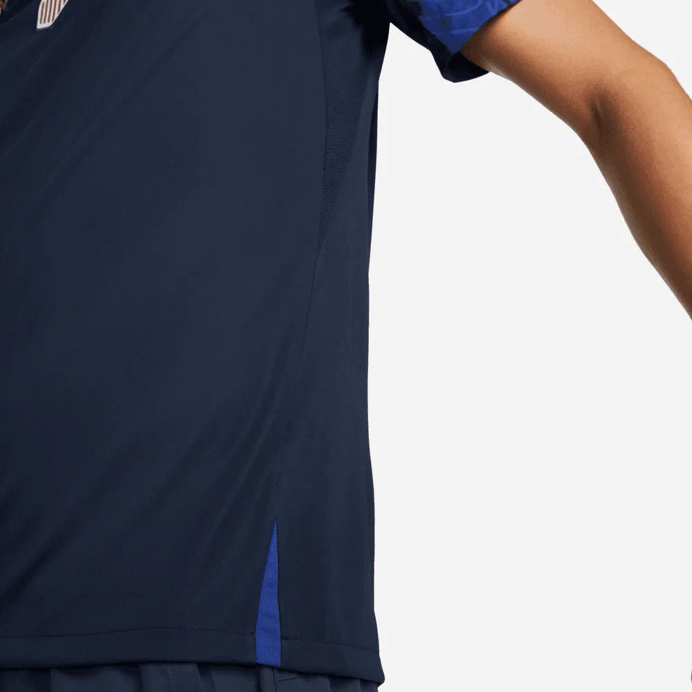 Nike 2022-23 USA Strike Top Navy-Bright Blue (Detail 3)