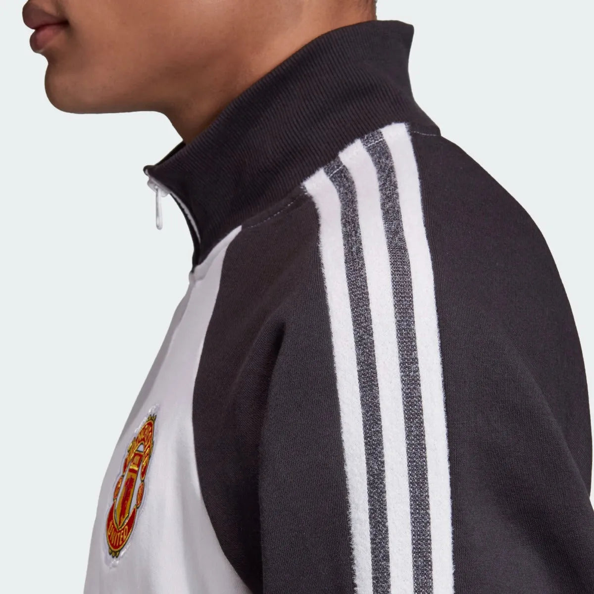 Adidas 2020-21 Manchester United Icons Top - Black-White