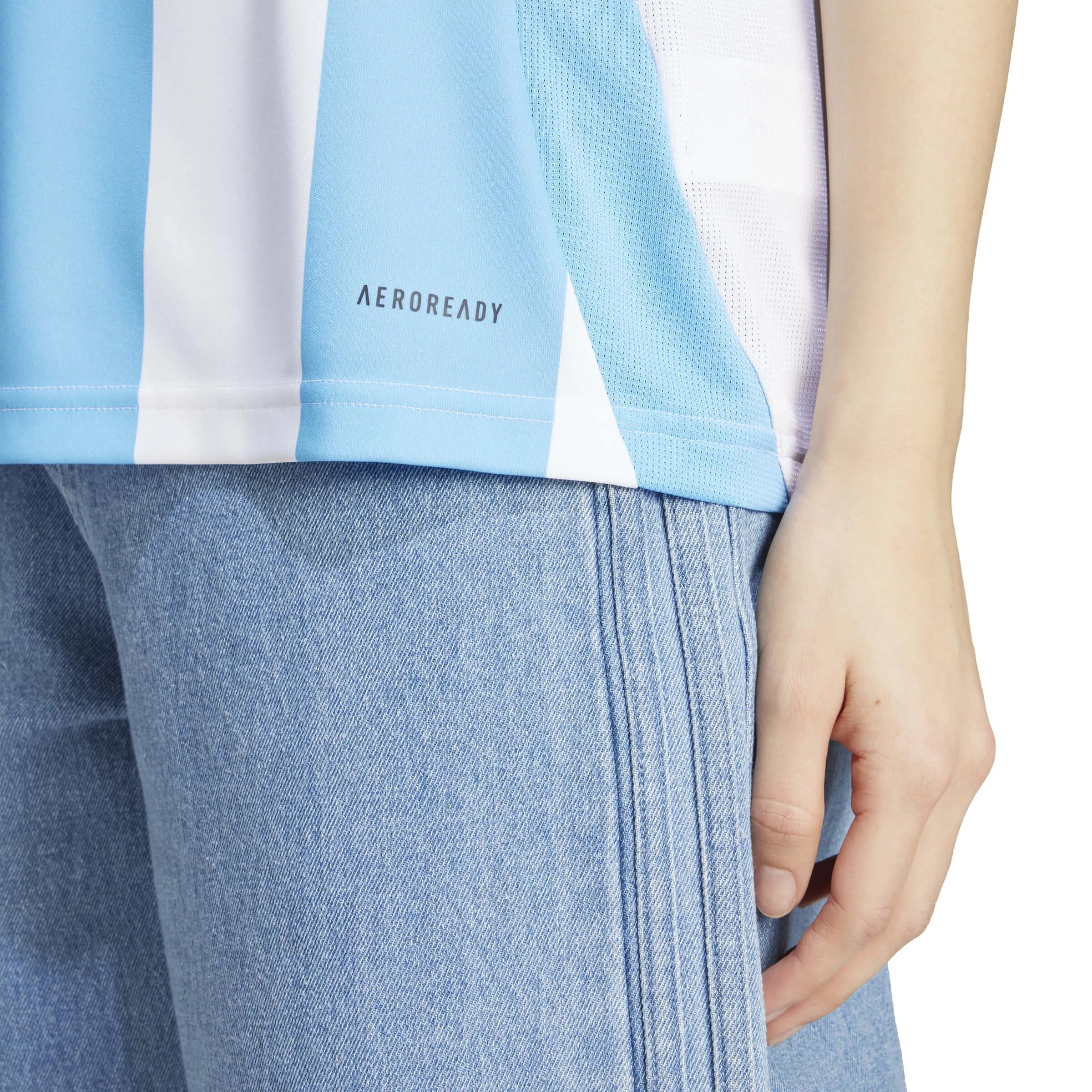 adidas 2024-25 Argentina Women's Stadium Home Jersey (Detail 2)