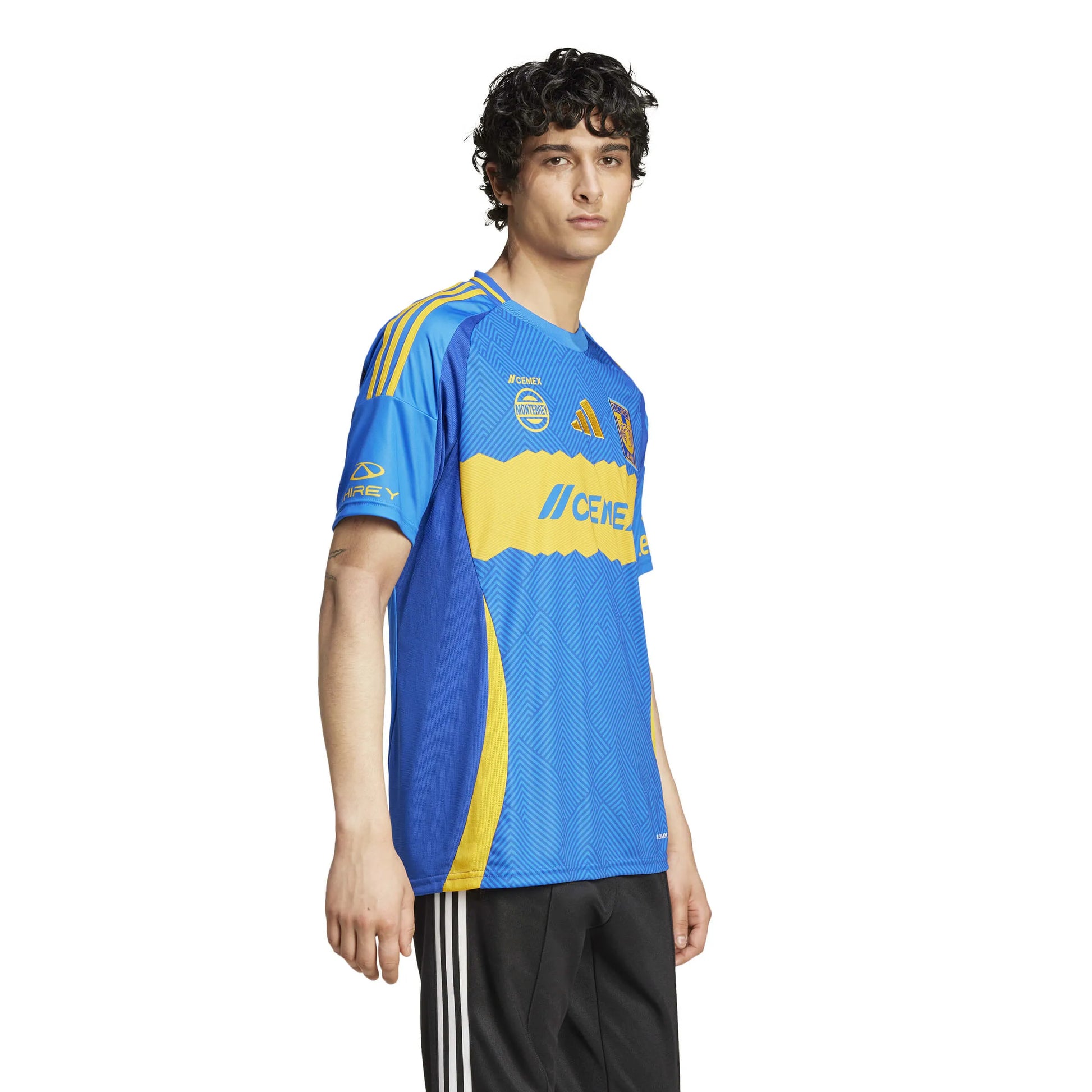 adidas 2024-25 Tigres Men's Stadium Away Jersey (Model - Side)