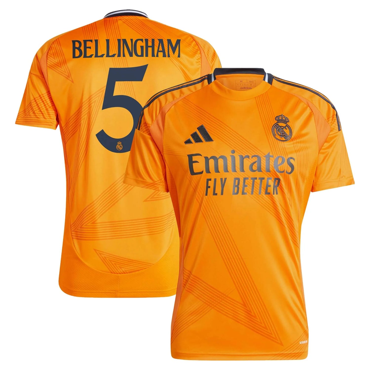 adidas 2024-25 Real Madrid Men's Stadium Away Jersey (Bellingham)