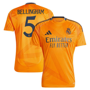 adidas 2024-25 Real Madrid Men's Stadium Away Jersey (Bellingham)