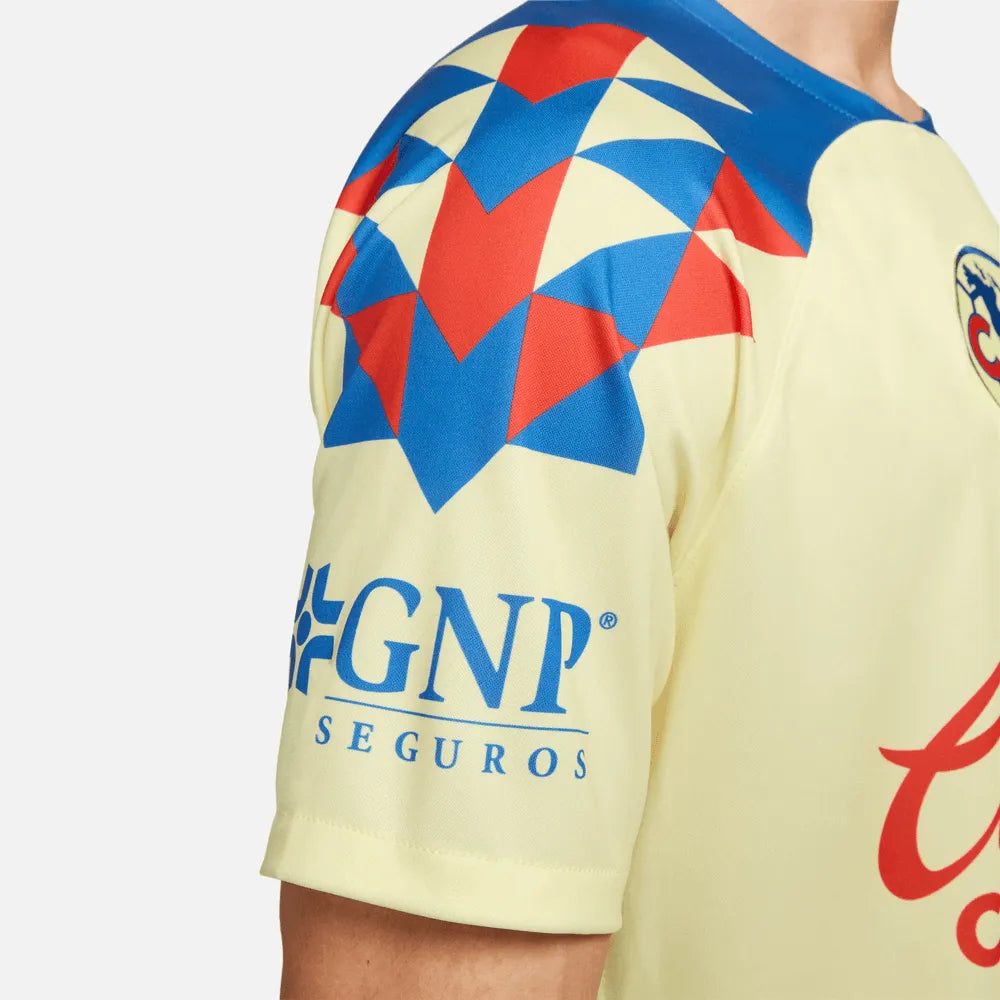 Nike 2023-24 Club America Men's Stadium Home Jersey (Detail 5)