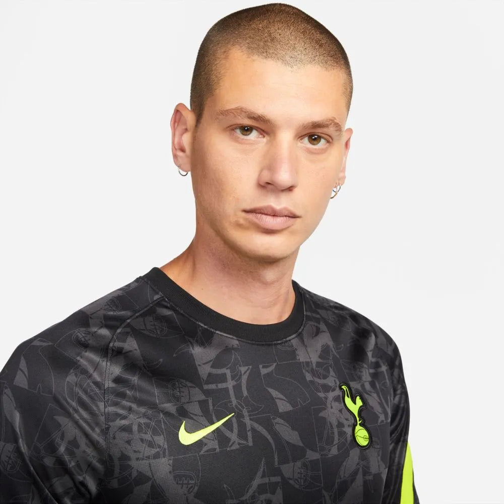 Nike 2021-22 Tottenham DF Pre-Match Jersey - Black (Detail 1)