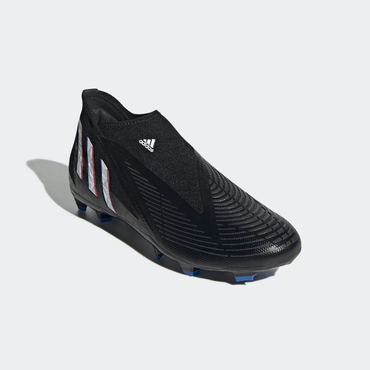 adidas Predator Edge .3 Laceless FG - Black-White (Diagonal 1)