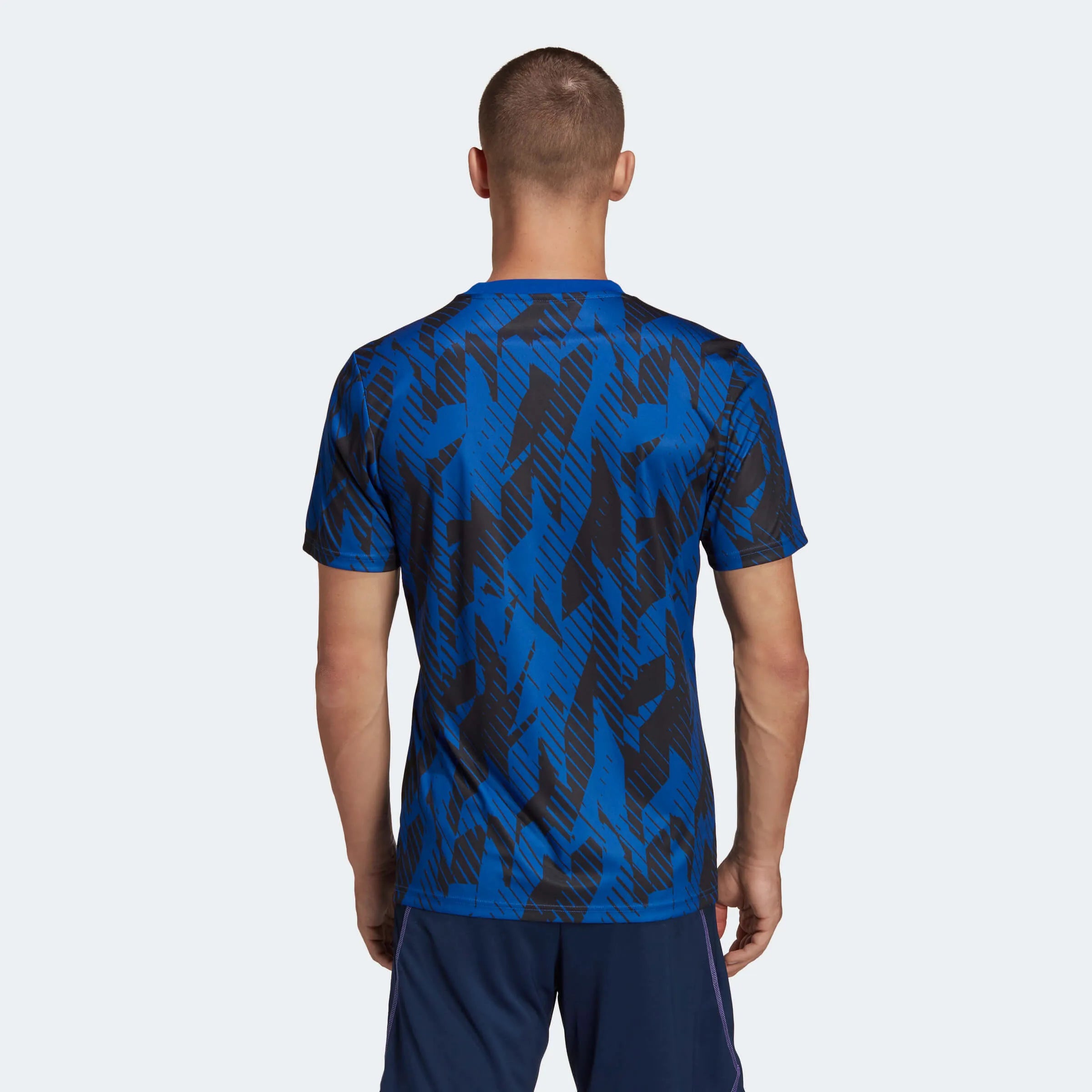 adidas 2022-23 Argentina Pre-Match Jersey - Royal Blue-Black (Model - Back)
