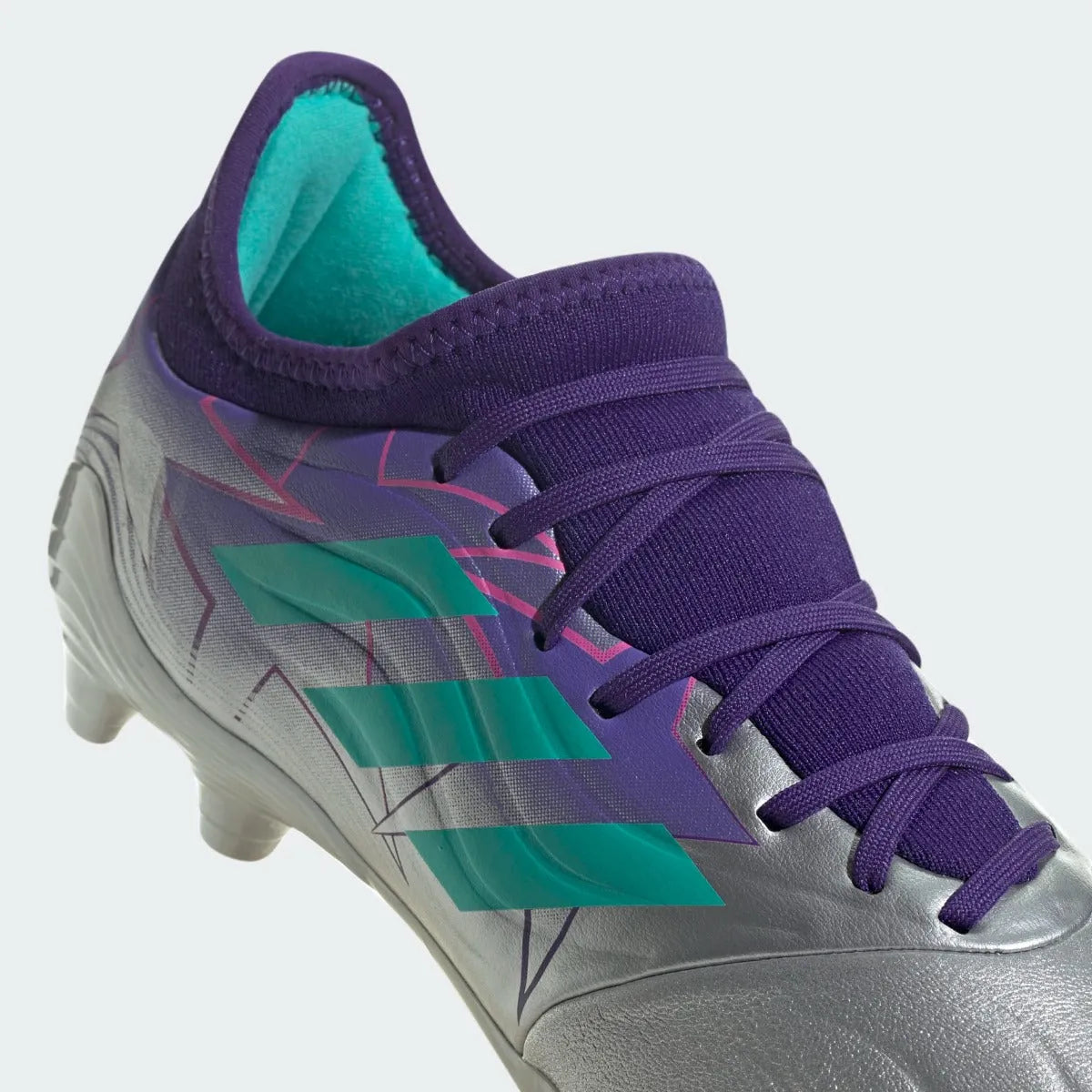 adidas Copa Sense .3 FG - Silver-Mint Rush-Purple (Detail 3)