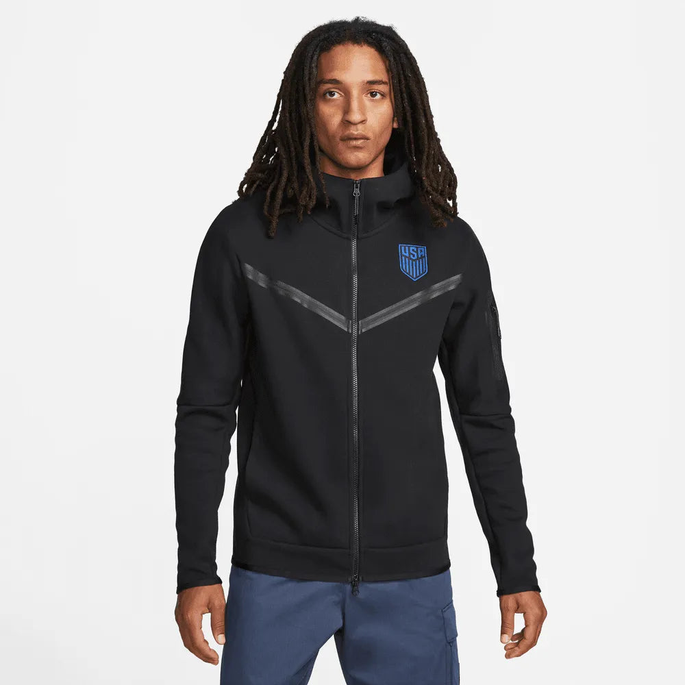 Nike 2022-23 USA Full-Zip Tech Fleece Hoodie (Model - Front)