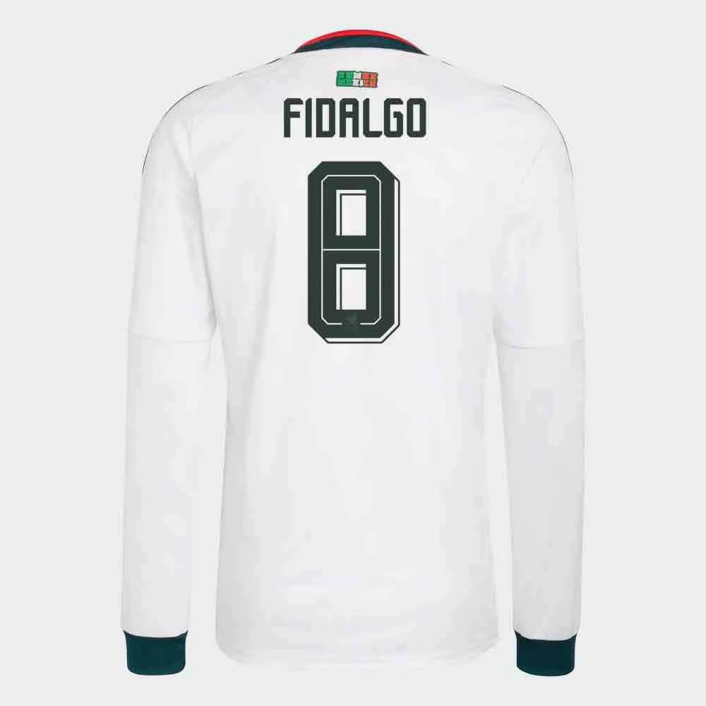 adidas 2026 Mexico Men's Stadium Away Long-Sleeve Soccer Jersey (Fidalgo)