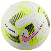 Nike FA22 Academy Training Ball - White - Volt - Pink (Front)