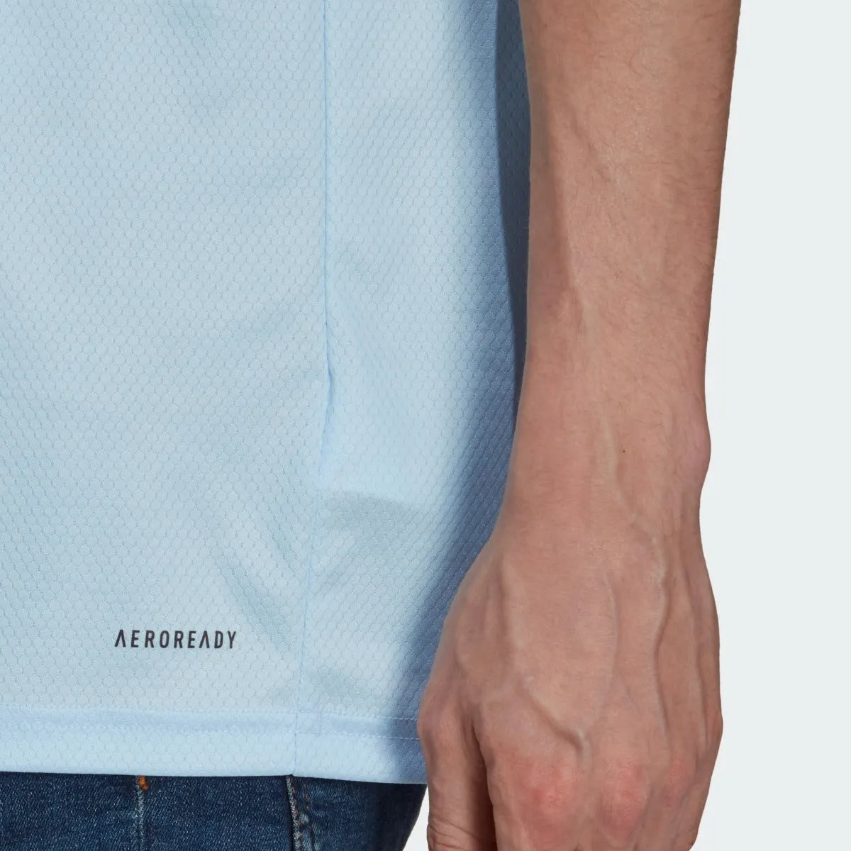 Adidas 2021-22 Tigres Away Jersey - Glow Blue (Detail 2)
